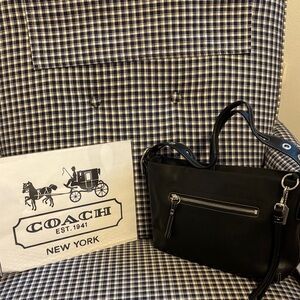 Coach vintage legacy east west Black Leather Shoulder Bag
